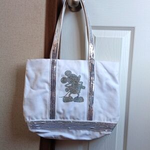 DISNEY LAND Resort Bag Shoulder Purse Suquen Mickey White